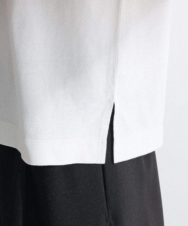 Green Parks ノースリーブフェミニンロゴプルオーバー Off White