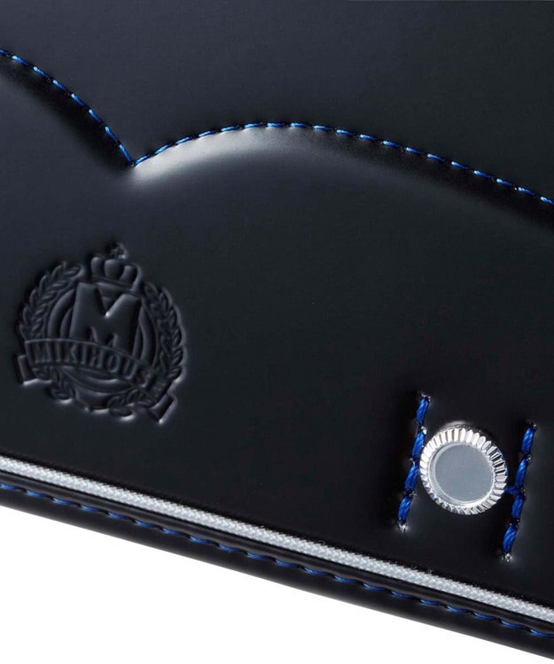 MIKI HOUSE HOT BISCUITS 【ミキハウス】 クラリーノタフロックNEO ランドセル(エンブレム型押し)【箱入】 黒