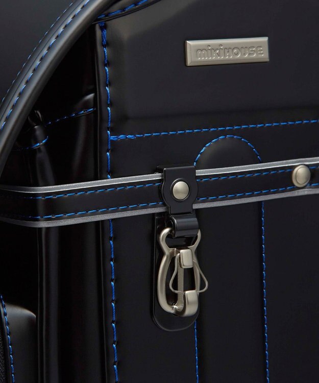 MIKI HOUSE HOT BISCUITS 【ミキハウス】 クラリーノタフロックNEO ランドセル(エンブレム型押し)【箱入】 黒