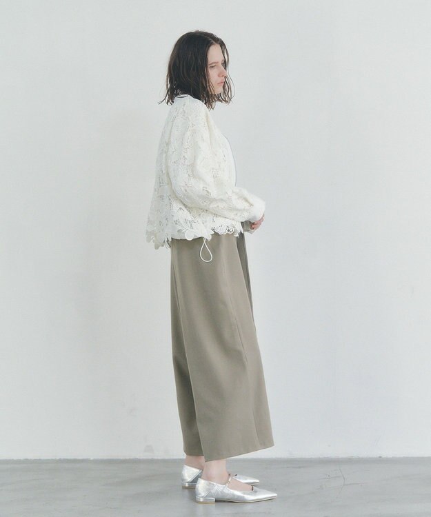 YECCA VECCA レースブルゾン Ivory