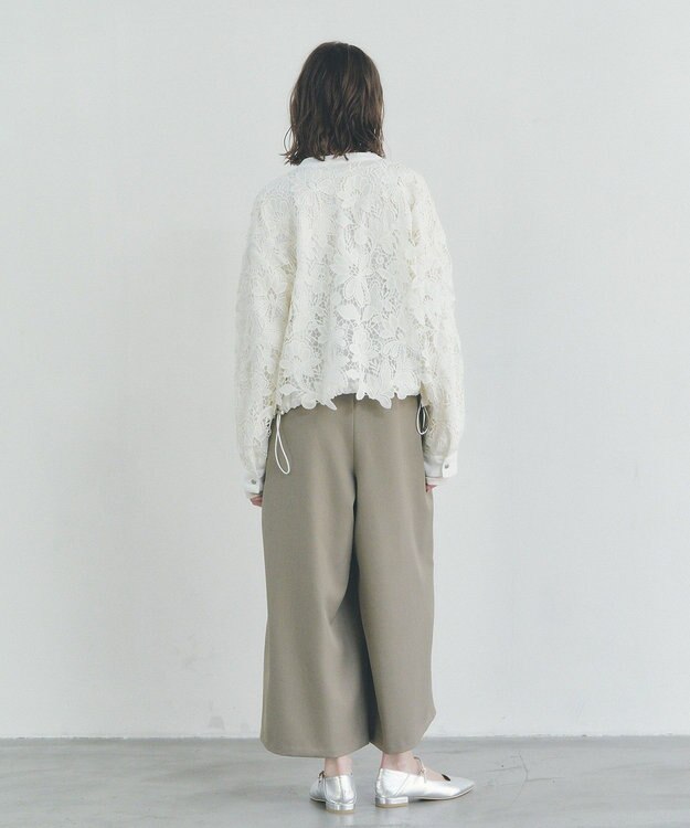 YECCA VECCA レースブルゾン Ivory