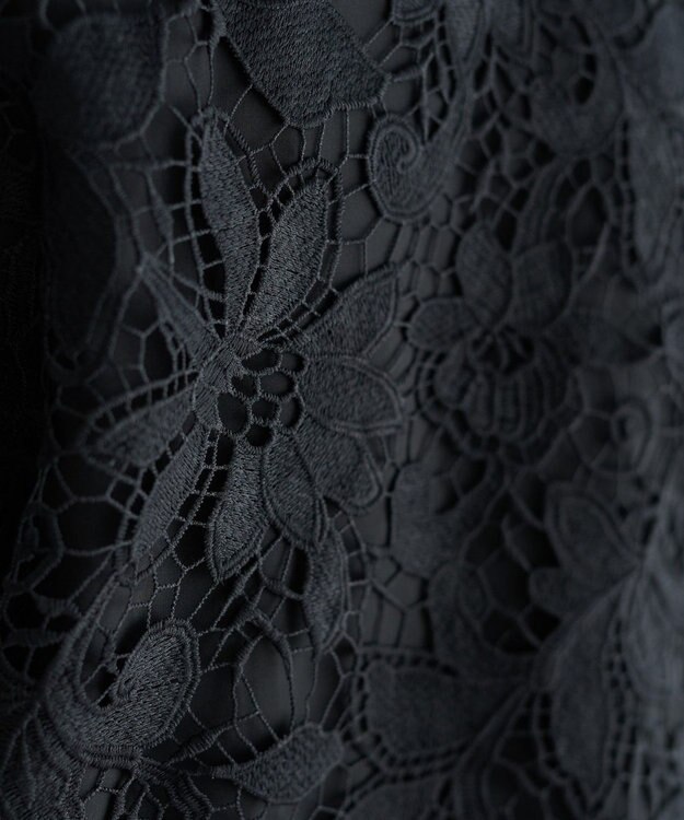 YECCA VECCA レースブルゾン Black