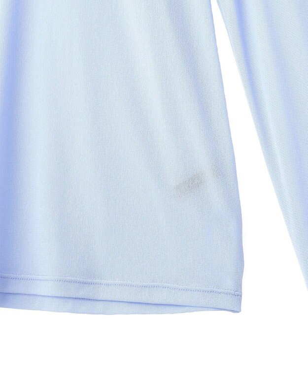 YECCA VECCA ハイネックシアートップス Blue