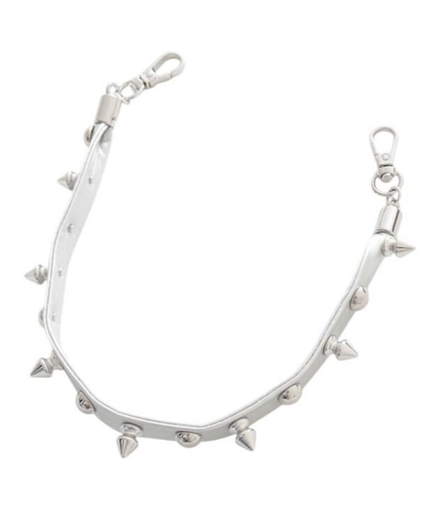 WEGO スタッズハンドストラップ シルバー