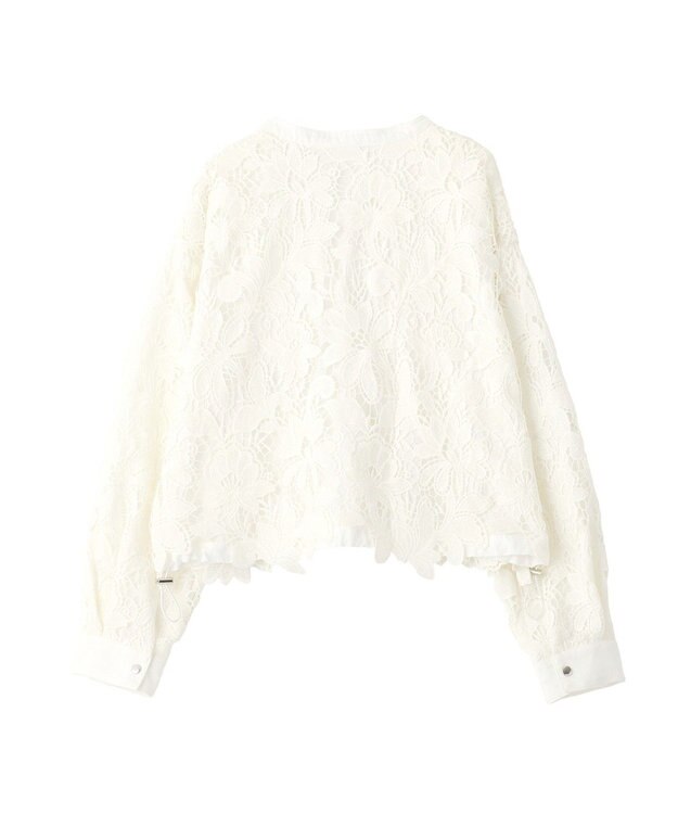 YECCA VECCA レースブルゾン Ivory