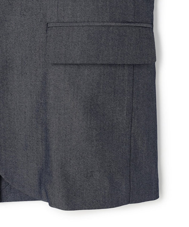 UNFILO MENS 【ストレッチ】イージーケアクリアデニム 機能美ジャケット インディゴ