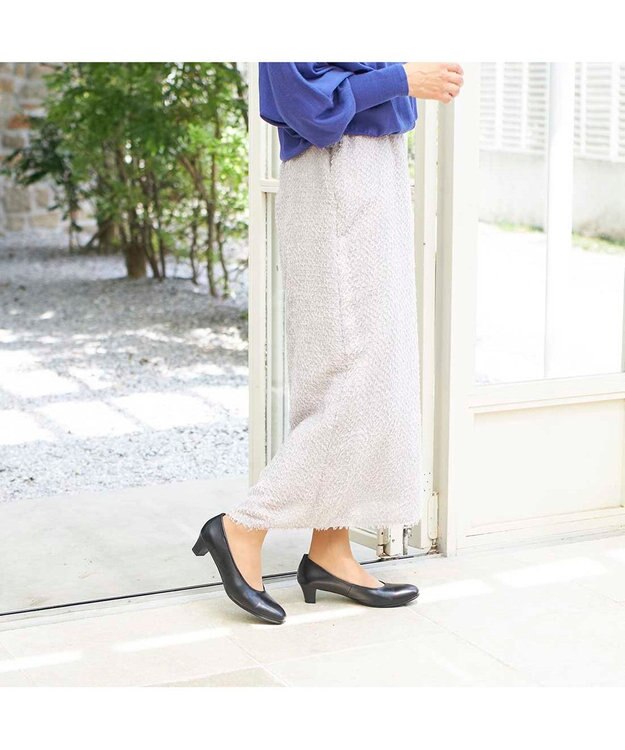 ing <ing>【WEB限定】ブラックプレーンパンプス ブラック