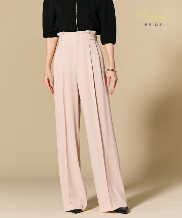 BEIGE， 【セットアップ対応】CINDY / ハイウエストパンツ Nude