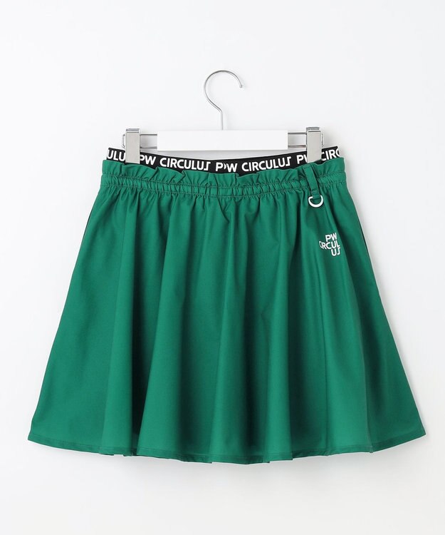 PW CIRCULUS 【ペチパンツ付】【WOMEN】フレアスカート ゴルフウェア レディース グリーン系