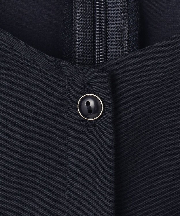 ANY SIS 【洗える】ピンタックハイウエスト ワンピース ネイビー