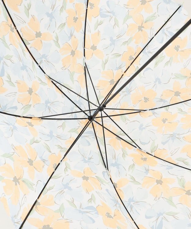 ANY SIS 【WEB限定】晴雨兼用フラワーウォール 長傘 イエロー系