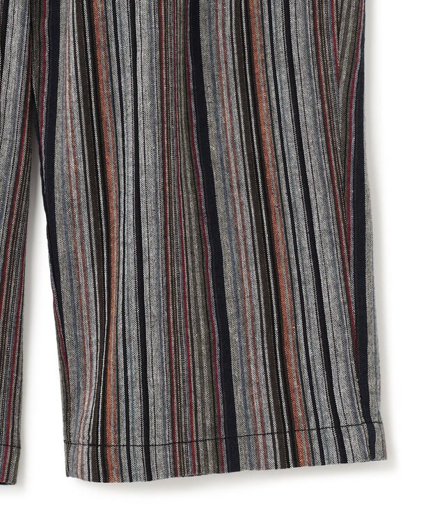 J.PRESS YORK STREET 【UNISEX】ストライプパンツ ライトグレー系1