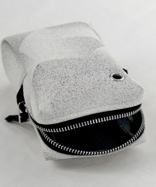 POLS SQUAREポーチ グレイ