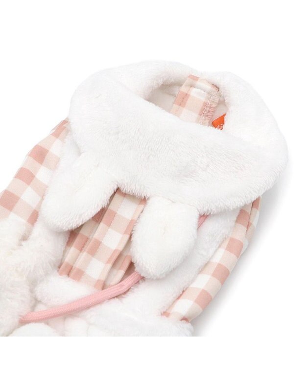 PET PARADISE ペットパラダイス チェック うさぎ スカート 小型犬 ホワイト×ピンク