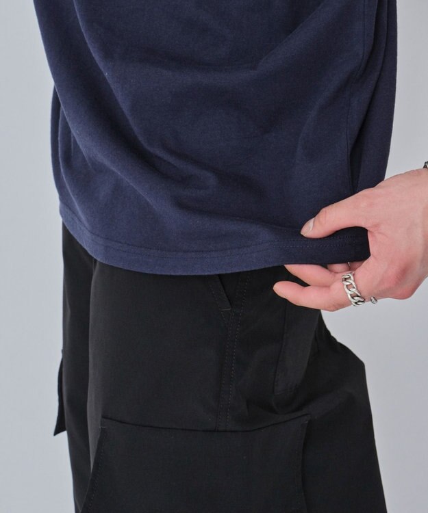 WEGO 【ユニセックス着用ITEM/MLサイズ展開】フェイクタンクグラフィックT（SS） ネイビー