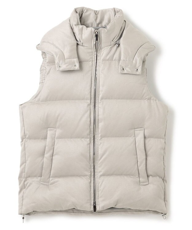 JOSEPH HOMME コマスエード　ダウンベスト アイボリー系