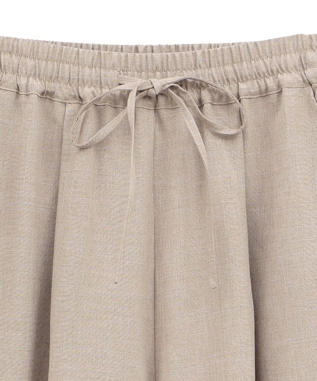 Green Parks 麻調ミリタリーカーゴパンツ Brown