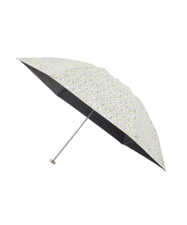 MOONBAT 【 遮光率100％/遮熱/UV/軽量】MACKINTOSH PHILOSOPHY(マッキントッシュフィロソフィー)晴雨兼用日傘 Snowblue Garden Barbrella バーブレラ 折りたたみ傘 フワクール生地使用 イエロー