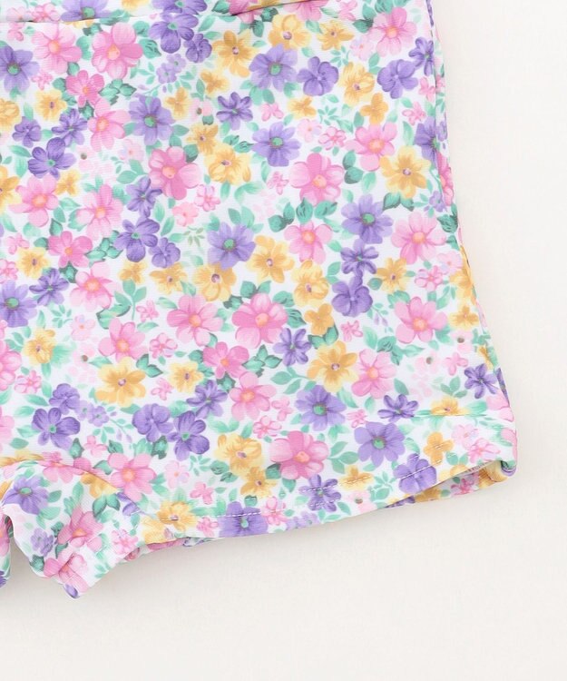 ANY KIDS 小花柄 セパレート水着 エクリュ