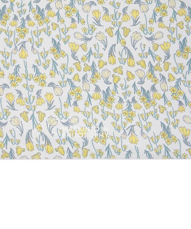 MOONBAT 【 遮光率100％/遮熱/UV/軽量】MACKINTOSH PHILOSOPHY(マッキントッシュフィロソフィー)晴雨兼用日傘 Snowblue Garden Barbrella バーブレラ 折りたたみ傘 フワクール生地使用 イエロー