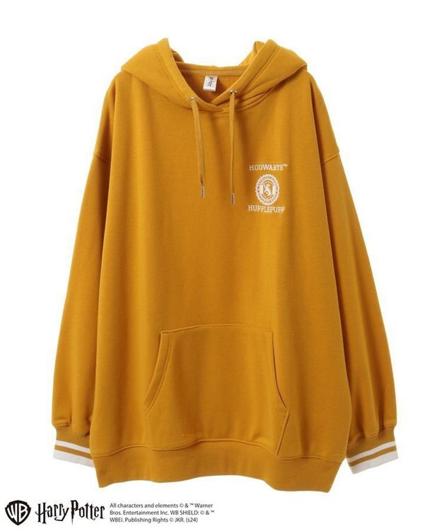 Green Parks ハリー・ポッター／袖口ライン裏毛フーディー Yellow
