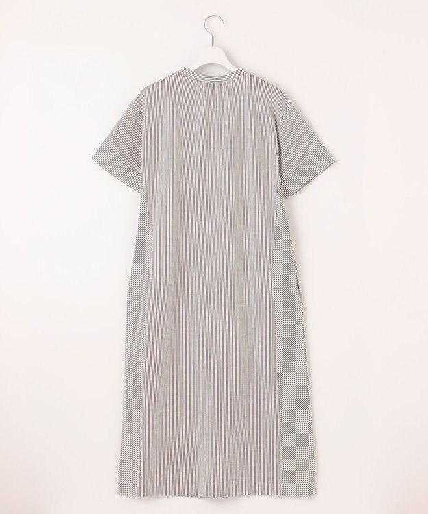 J.PRESS LADIES L 【洗える・抗菌消臭・吸水速乾】サッカージャージー ワンピース ブラウン系1