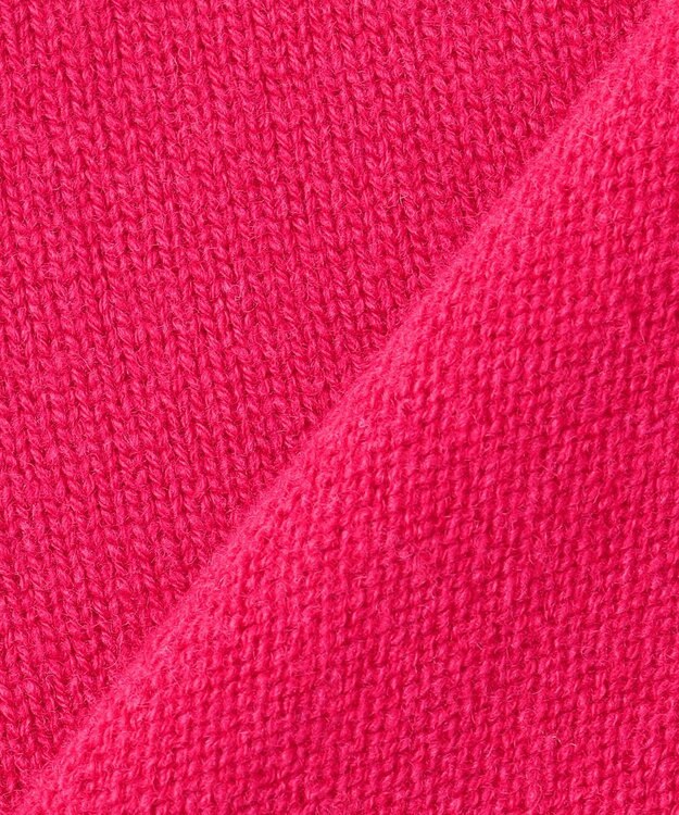 23区 S 【見上愛さんコラボカラー/Oggi掲載】カシミヤブレンド ハイネック ニット マゼンタ系