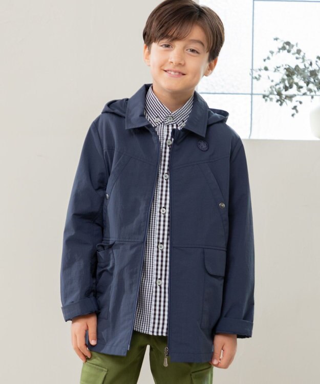 J.PRESS KIDS 【140-170cm】【撥水】マウンテンパーカー ネイビー系