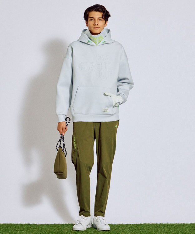 PW CIRCULUS 2025 NEW！【MEN】デタッチャブルフーディ ゴルフ グレー系
