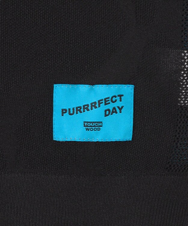 PW CIRCULUS 【手洗い可能】【MEN】アニマルドットニットモック ゴルフ ブラック系