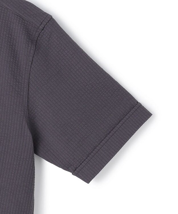 JOSEPH HOMME 【WEB・一部店舗限定】 ドライサッカーストレッチ　半袖レギュラーカラーシャツ グレー系