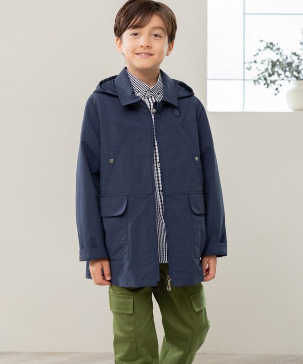 J.PRESS KIDS 【140-170cm】【撥水】マウンテンパーカー ネイビー系