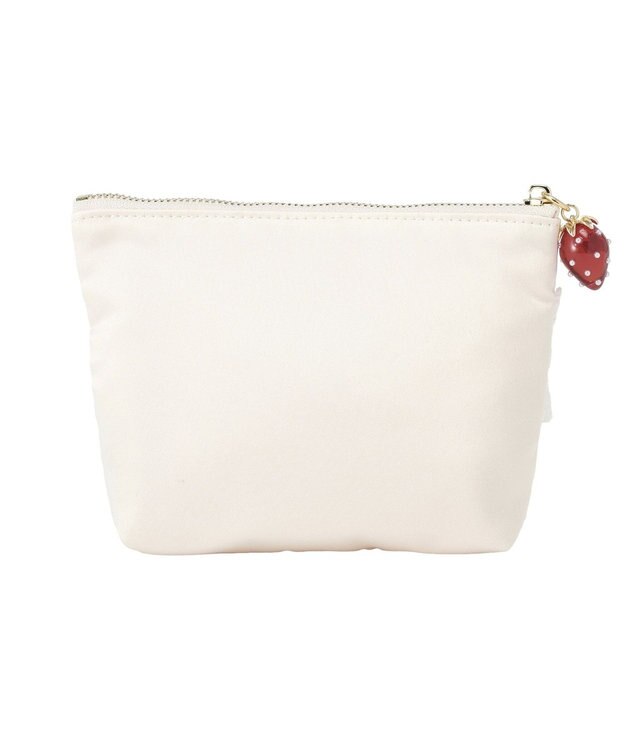 Maison de FLEUR ガトーフレーズスクエアポーチ Off White