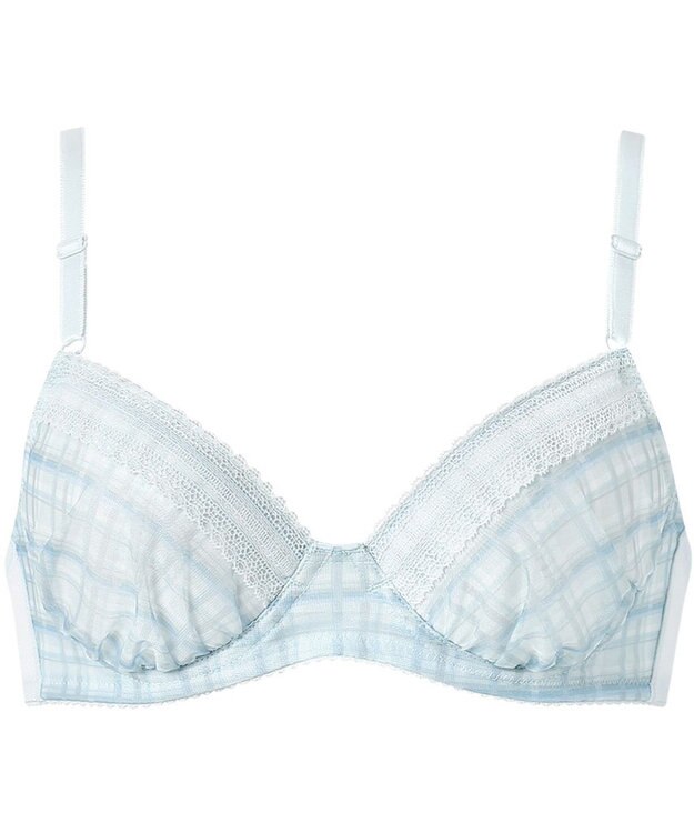 Wing ジュニアブラ Wing Teen 前中心が痛くなりにくい やさしくサポート 【AFTER STEP まるくボリュームがでてきた胸に】 高校生 ブラジャー ブラ RB2451 ウイング／ワコール ブルー