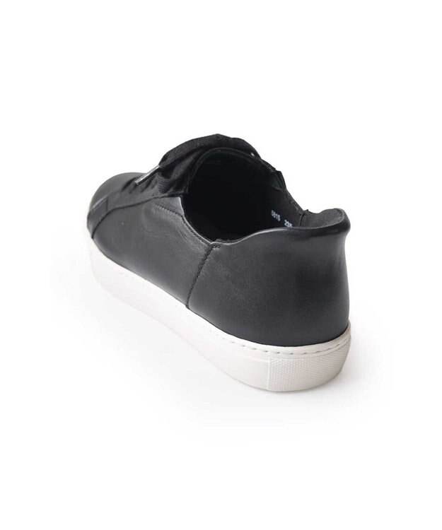 Pointer 本革スライドオンスニーカー ブラック