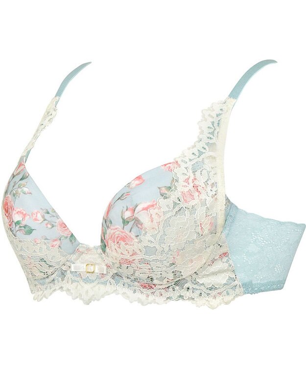 WACOAL ルジェ 【ハーモニーフィットブラ】 ブラジャー バストにすき間なくフィット スムージング(脇から背中) ブラ レディース BCA444 /ワコール ターコイズ