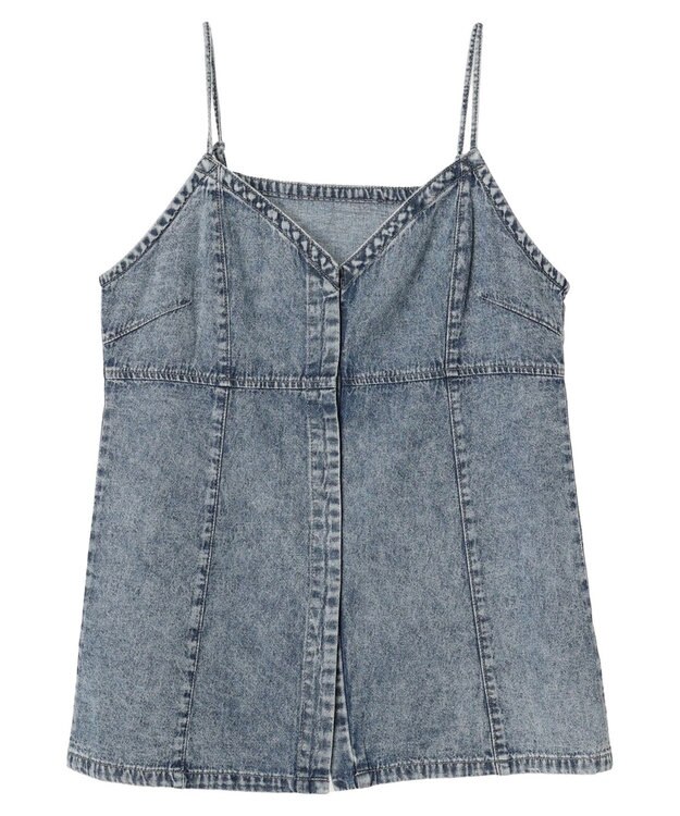 Green Parks ・ＥＬＥＮＣＡＲＥ　ＤＵＥ　デニムロングキャミ Light Indigo