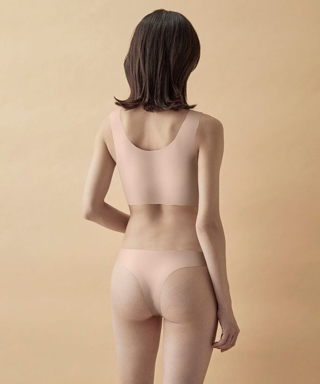 WACOAL 【GOCOCi ゴコチ】 ノンワイヤーブラ ハーフトップ まるでつけていないような着ごこち フラット仕上げ ホックなし CGG535 /ワコール カカオ