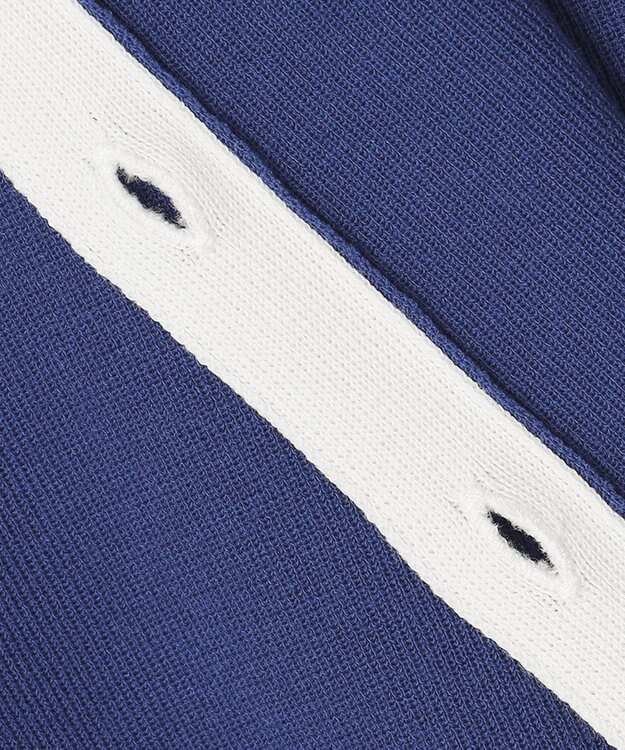 自由区 【洗える/マルチWAY】コットンアセテートニットセットアップ ダルブルー系1