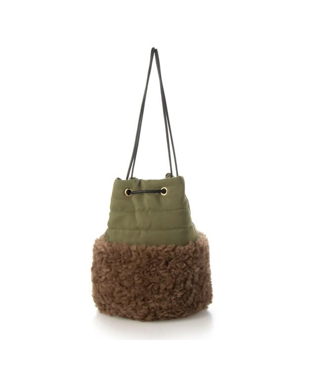 UNBILLION cachecache エコファー切り替えコンビドロストバッグ カーキ