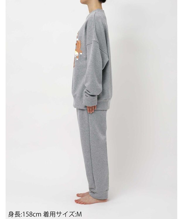 une nana cool 2026年お年賀「まるっとうまくいく」 【綿100%】パジャマ グレー