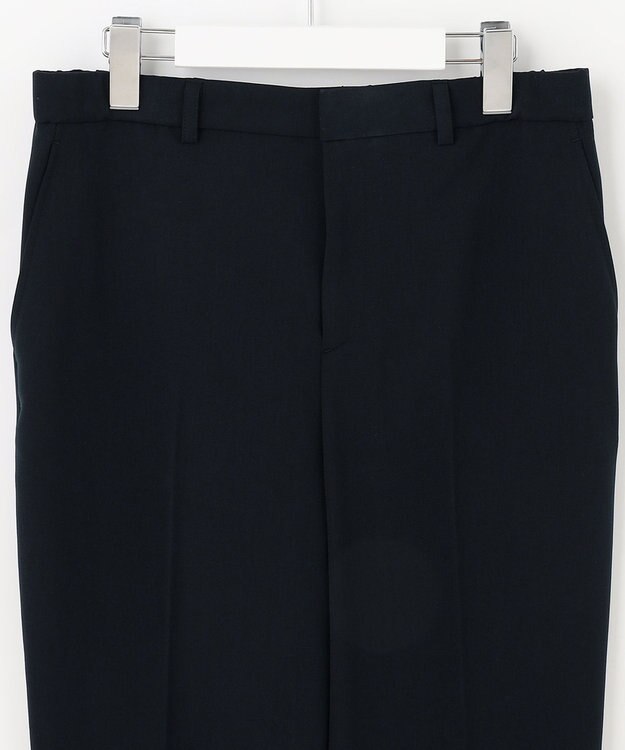 自由区 【洗える】2WAYツイル テーパードパンツ ネイビー系