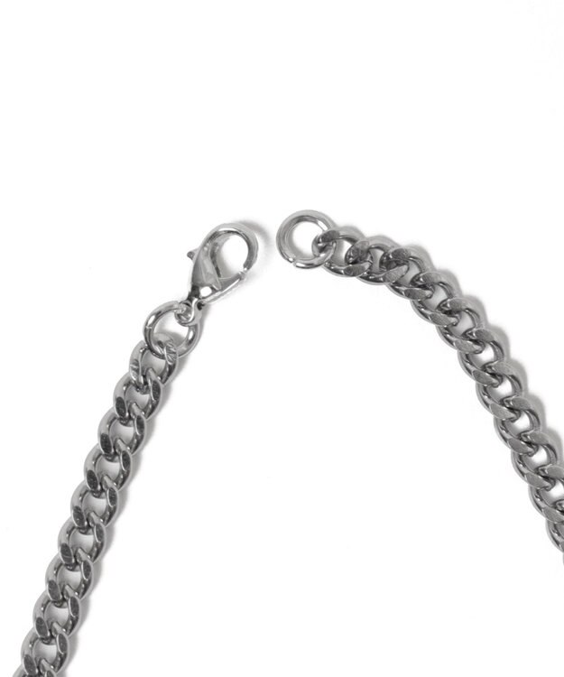 WEGO 【2点SET】アクセ付きワンポイントニットプルオーバー サックス