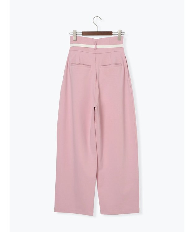 Te chichi ポンチハイウエストカーブパンツ《2026 spring catalog item》 ピンク