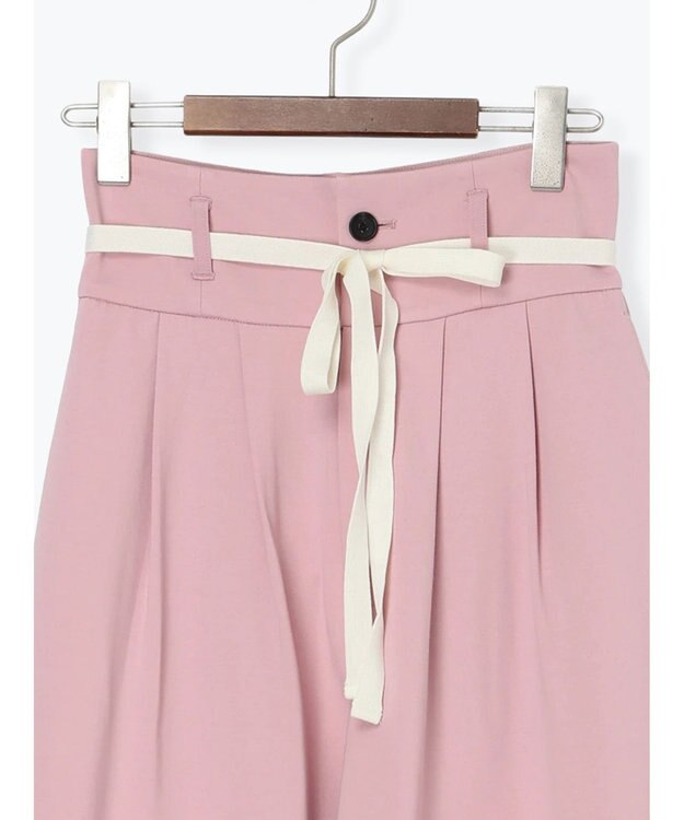 Te chichi ポンチハイウエストカーブパンツ《2026 spring catalog item》 ピンク