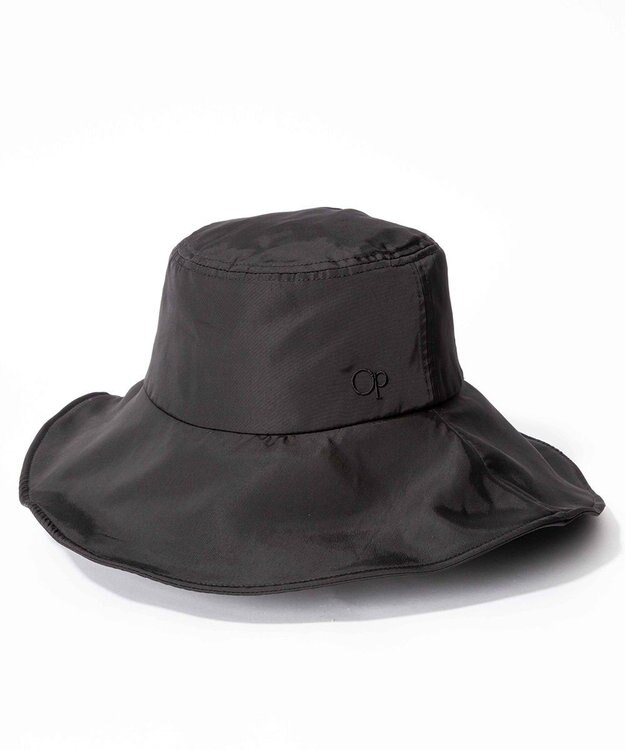 OP／FILA 【Ocean Pacific】UVカットつば広ハット ブラック