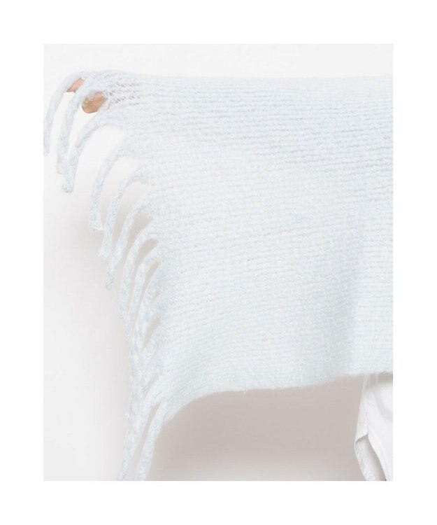 UNBILLION カシュネ cache nez / リサイクルポリラッセルニットストール ライトブルー