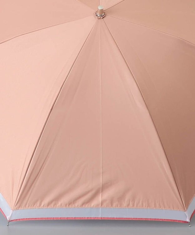 AURORA BLAO（ブラオ）オーガンジー切継ぎ晴雨兼用傘（1段スライドショート傘） ベージュ