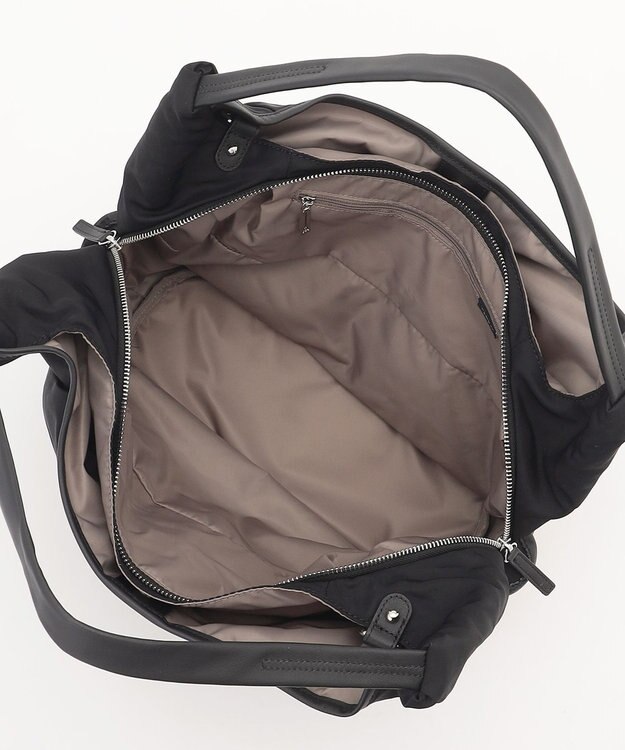 Y'SACCS シワナイロン2WAYトートバッグ Mサイズ ブラック