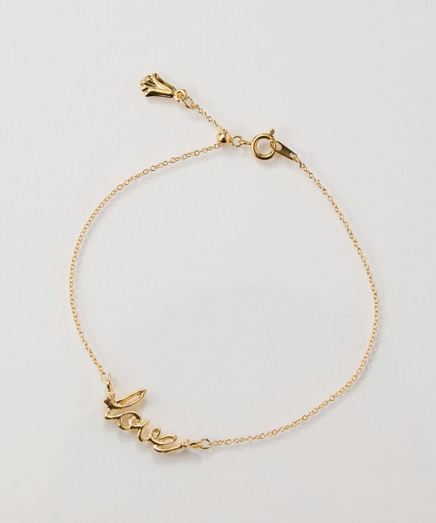 Phoebe ラッキーレターブレスレット(ラブ) ゴールド